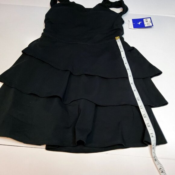 JoyLab Black Onyx Womens Active Dress XS Tiered Ruffle Skirt Workout,Casual Wear - Picture 7 of 14